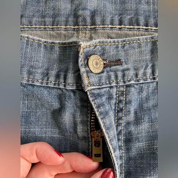 Vintage Y2K 569 Levis W34 L32 Faded Blue - Picture 5 of 9